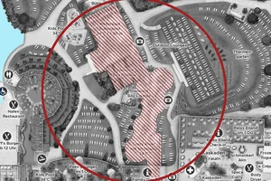 Site map of the Crazy River & Wave Pool Outdoor Pool