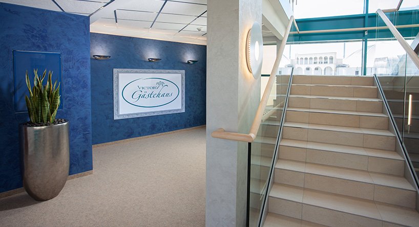 Therme Erding Victory Gästehaus Rezeption und Eingangsbereich